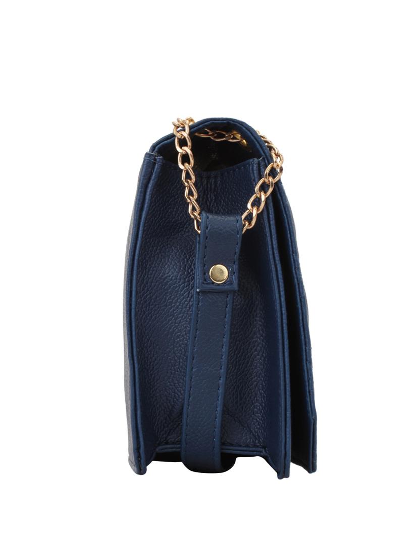 blue leatherette regular sling bag - 15078899 - Zoom Image - 5