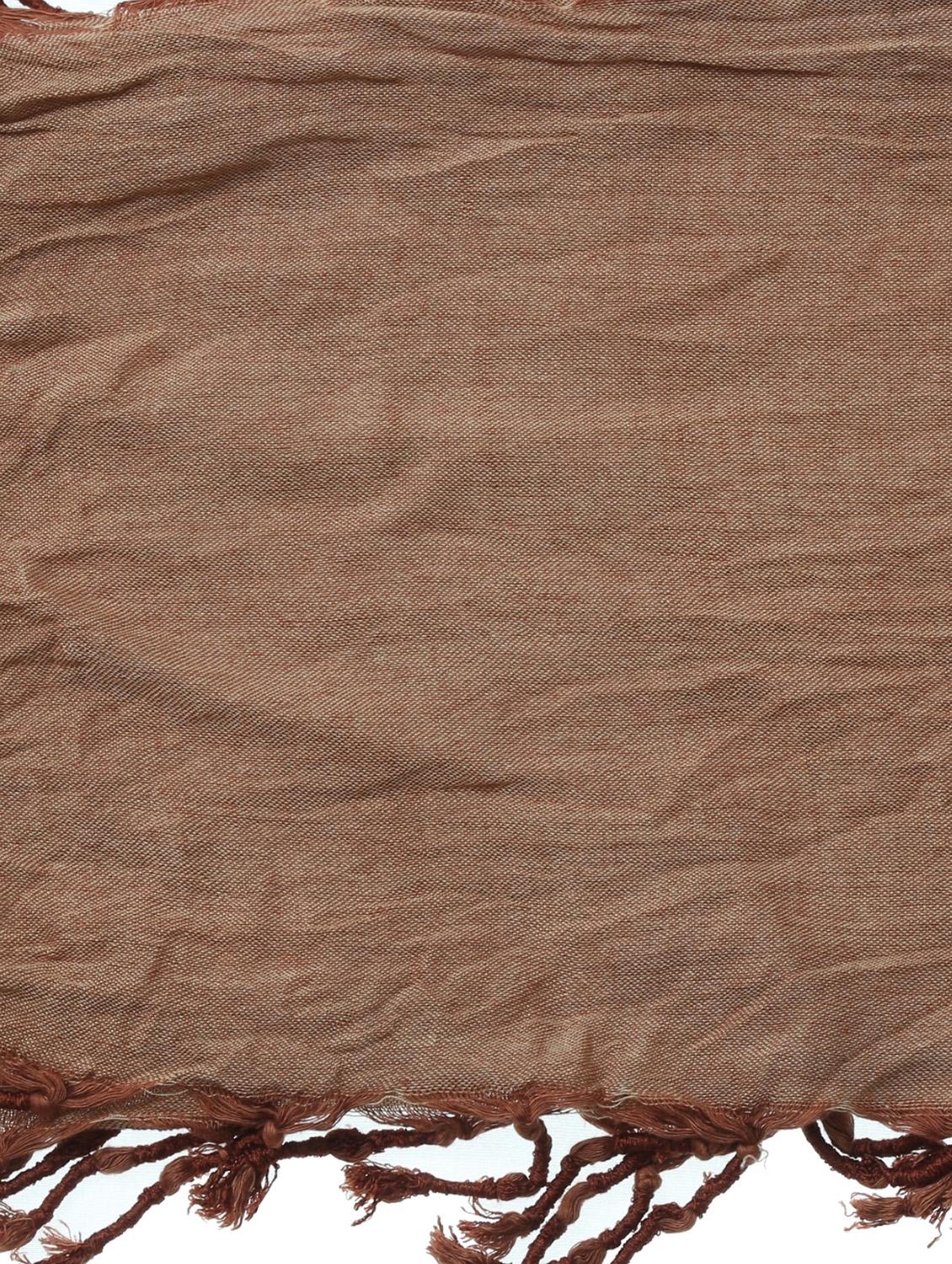 brown viscose scarf - 15080064 - Zoom Image - 3
