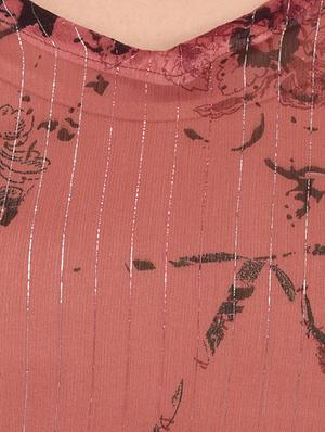 pink printed kaftan - 15080094 - Standard Image - 4