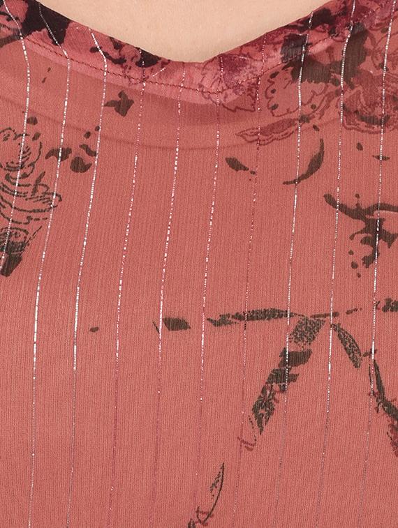 pink printed kaftan - 15080094 - Zoom Image - 4