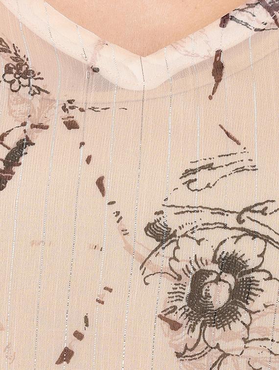 beige printed kaftan - 15080098 - Zoom Image - 4