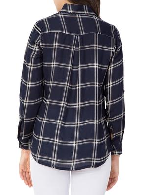 roll up sleeved checkered shirt - 15081008 - Standard Image - 3