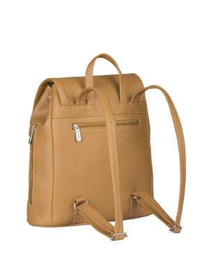 beige leatherette fashion backpack - 15082307 - Standard Image - 2