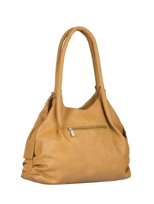 beige leatherette regular handbag - 15082336 - Standard Image - 2