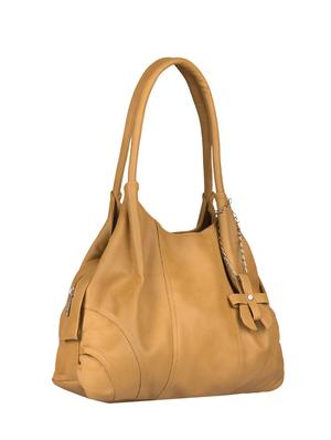 beige leatherette regular handbag - 15082336 - Standard Image - 4