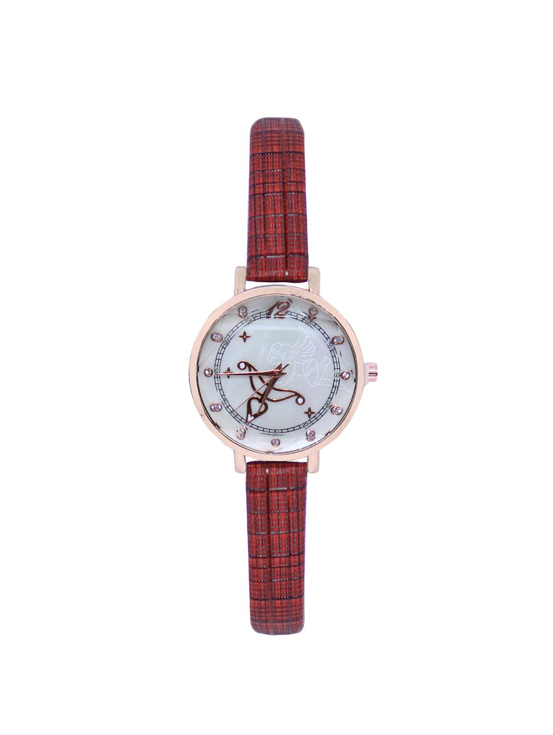JM red leatherette watch - 15083158 - Zoom Image - 1