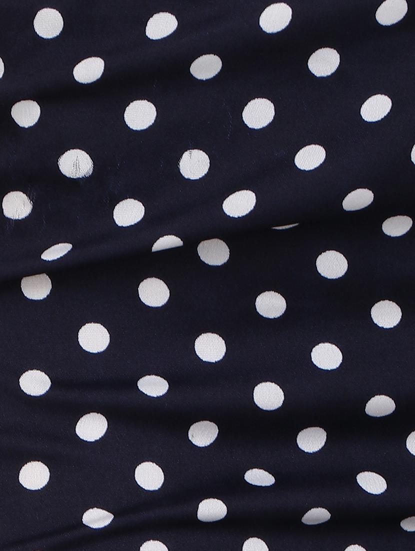 navy blue printed crepe palazzo - 15083540 - Zoom Image - 5