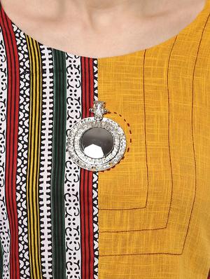 red rayon high low kurta - 15084135 - Standard Image - 4