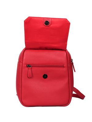 red leather fashion backpack - 15084158 - Standard Image - 4