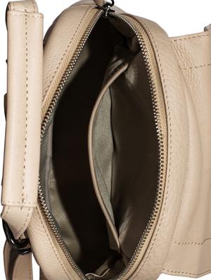 beige leather fashion backpack - 15084159 - Standard Image - 3