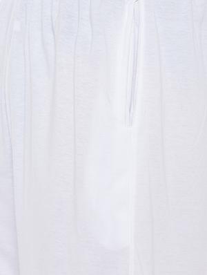 white cotton blend shorts - 15085527 - Standard Image - 4