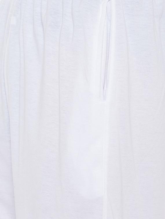 white cotton blend shorts - 15085527 - Zoom Image - 4