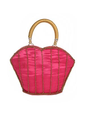 pink cotton polyester blend handbag - 15085992 - Standard Image - 2