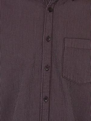 maroon cotton casual shirt - 15087205 - Standard Image - 4