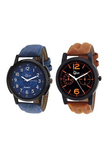 Multi Color Designer Dial Analog Combo Watch For Boys And Men's - 15087978 - Very Small Image - 1