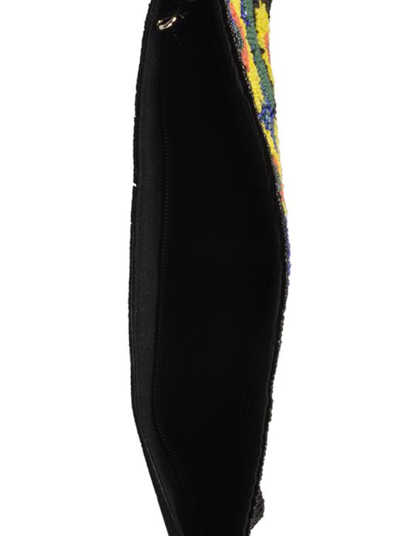 multi colored canvas regular clutch - 15090571 - Zoom Image - 3
