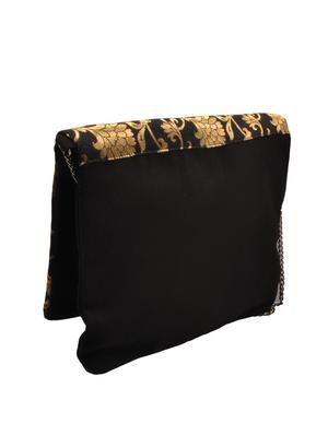 gold canvas regular clutch - 15090576 - Standard Image - 2