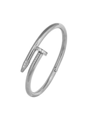 silver metal bracelet - 15090826 - Standard Image - 2