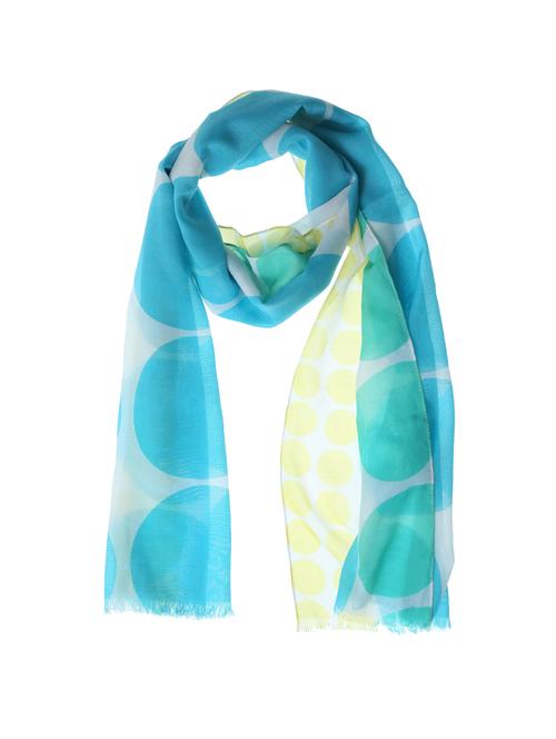 blue polyester scarf - 15090924 - Very Small Image - 1