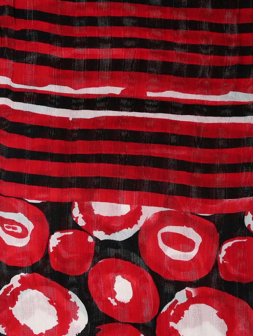 red viscose scarf - 15091044 - Zoom Image - 3