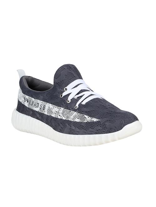 grey mesh lace up sport shoe - 15091638 - Standard Image - 1
