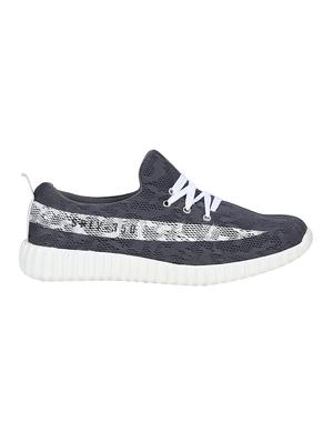 grey mesh lace up sport shoe - 15091638 - Standard Image - 2