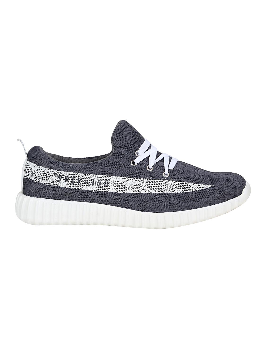 grey mesh lace up sport shoe - 15091638 - Zoom Image - 2