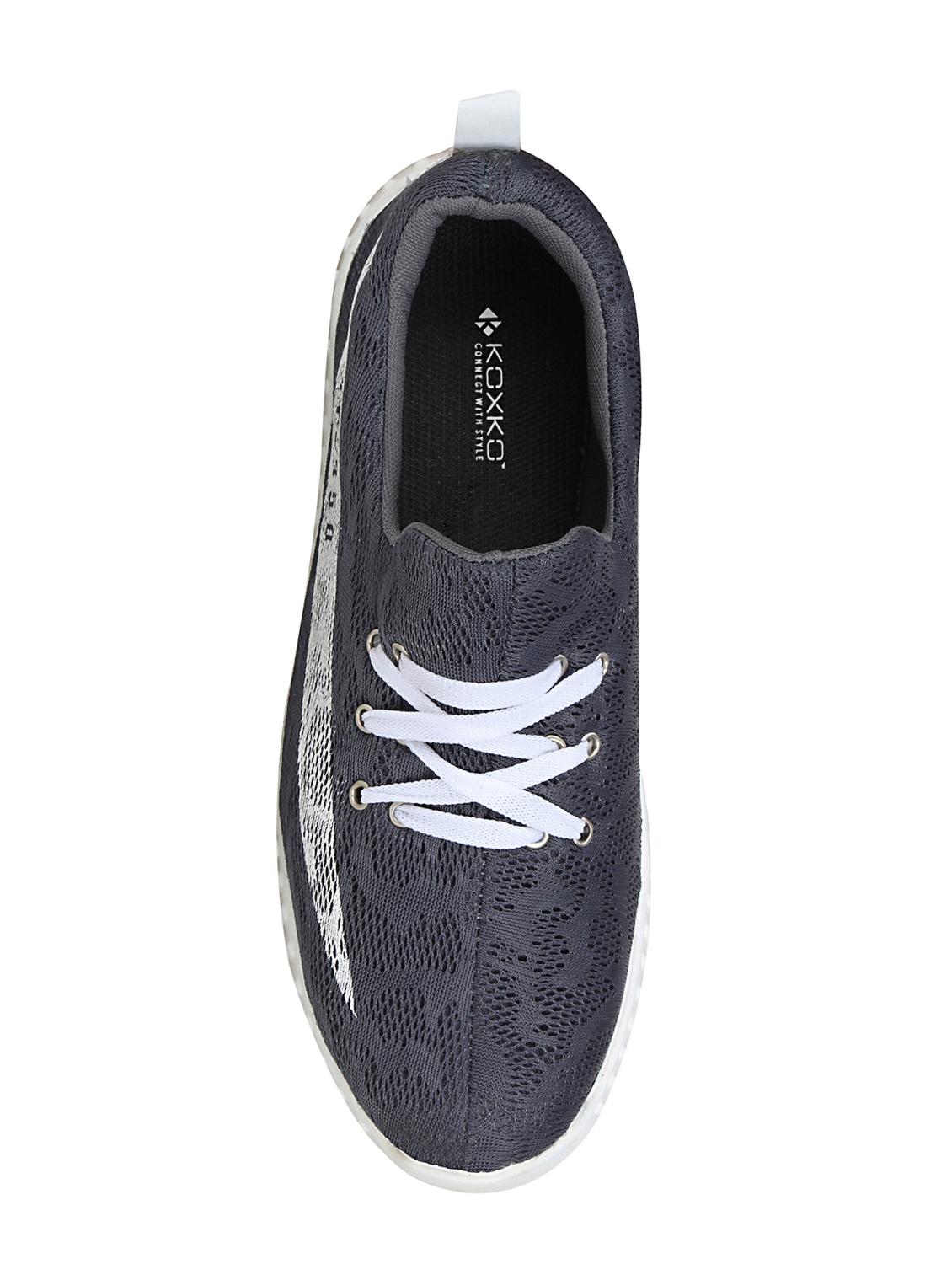 grey mesh lace up sport shoe - 15091638 - Zoom Image - 4