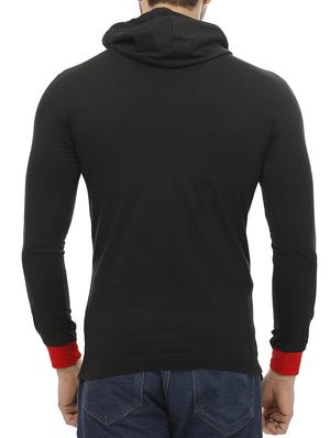 black cotton t-shirt - 15091643 - Standard Image - 3