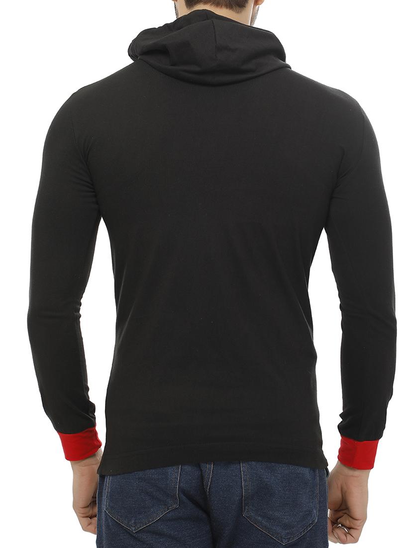 black cotton t-shirt - 15091643 - Zoom Image - 3
