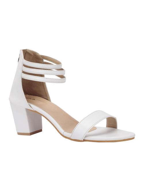 white closed back sandal - 15092215 - Standard Image - 1