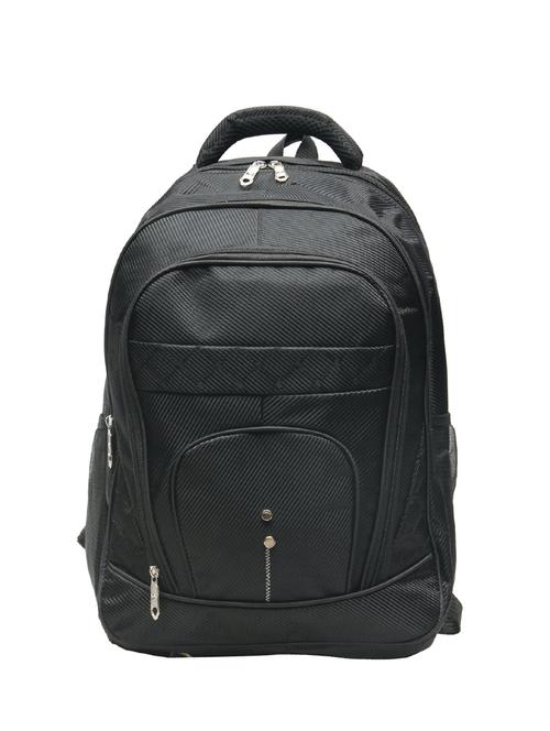 black polyester backpack - 15092752 - Standard Image - 1