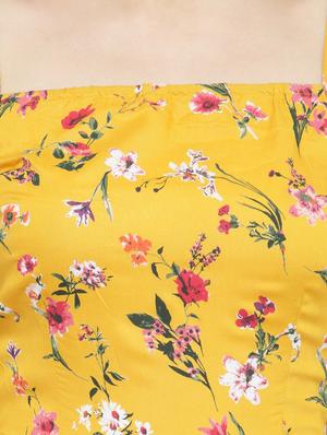 cami neck floral a-line dress - 15093424 - Standard Image - 5