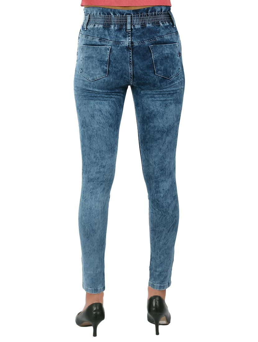 blue acid wash denim jeans - 15093830 - Zoom Image - 3