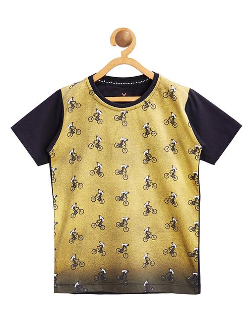 round neck quirky print t-shirt - 15093835 - Standard Image - 1