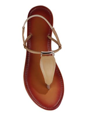 beige back strap sandal - 15093959 - Standard Image - 4