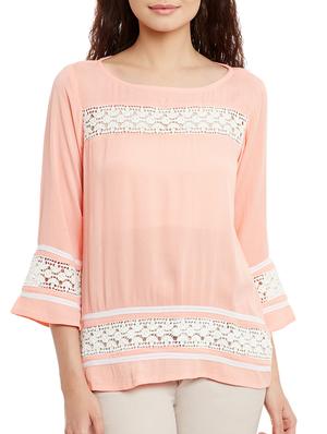 pink lace top - 15095443 - Standard Image - 1