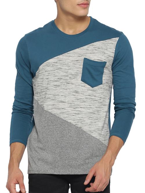multi colored cotton pocket t-shirt - 15095461 - Standard Image - 1