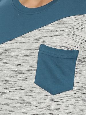 multi colored cotton pocket t-shirt - 15095461 - Standard Image - 4