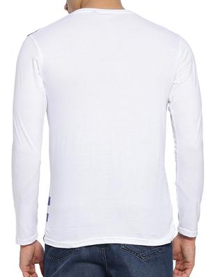 white cotton colour block t-shirt - 15095472 - Standard Image - 3