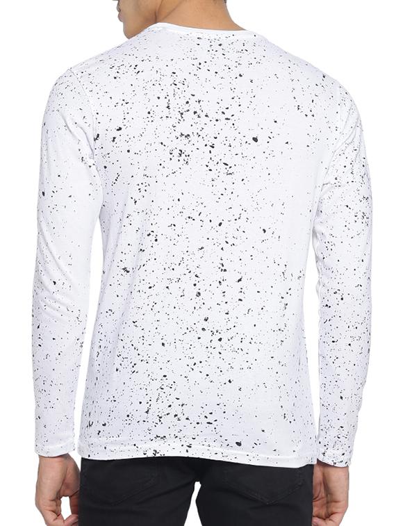 white cotton pocket t-shirt - 15095473 - Zoom Image - 3