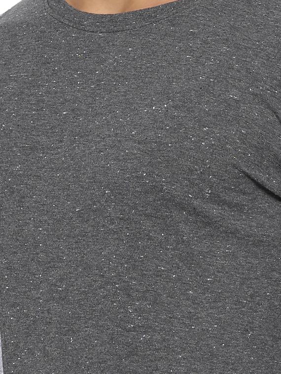 grey cotton asymmetric t-shirt - 15095475 - Zoom Image - 4