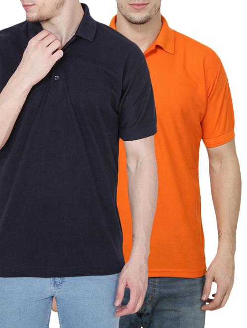multi colored cotton blend combos tshirt - 15095587 - Standard Image - 1