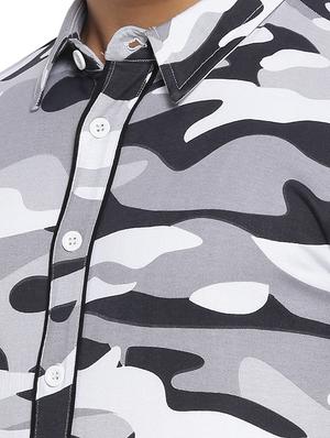 grey cotton casual shirt - 15096079 - Standard Image - 4