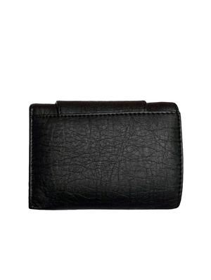 black leatherette wallet - 15096283 - Standard Image - 2