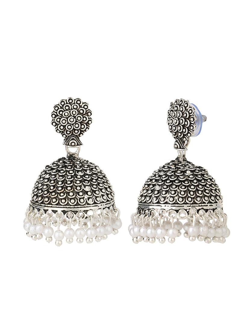 jhumka earrings - 15096544 - Zoom Image - 2