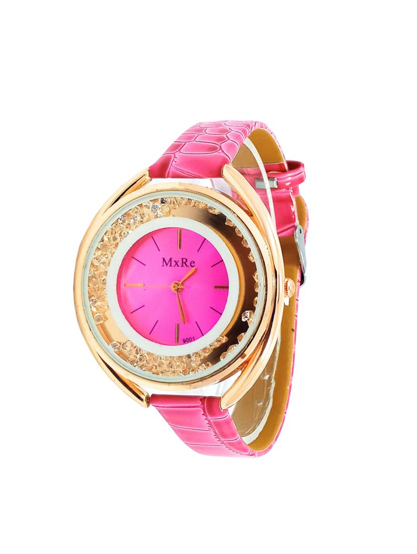 Women pink leather Strap Analog Watch - 15098284 - Zoom Image - 1