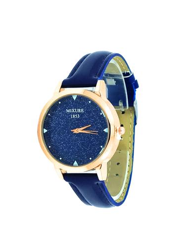 Round Analog Dial watch with leatherette strap - 15098295 - Very Small Image - 1