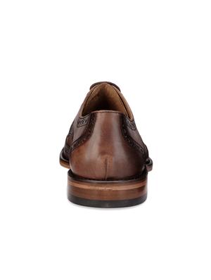 brown leather laceup brouges - 15098624 - Standard Image - 3
