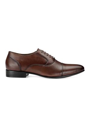 tan leather laceup oxfords - 15099172 - Standard Image - 2
